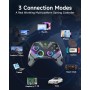 EasySMX X15 Mando PC Inalámbrico con Luz RGB – Gamepad Hall Joystick y Trigger – Regalo Ideal para Amigos en Navidad o