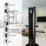 Orbegozo TW 0800, Ventilador torre, 3 velocidades, 60 W temporizador de 2 horas, bandeja para esencias aromáticas, 79 cm de