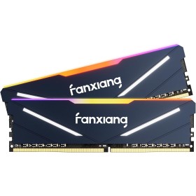 fanxiang RGB RAM DDR4 32 GB (2x16 GB) 3200 MHz CL18 V1.35, Memoria RAM de Overclocking para Computadoras de Escritorio para