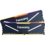 fanxiang RGB RAM DDR4 32 GB (2x16 GB) 3200 MHz CL18 V1.35, Memoria RAM de Overclocking para Computadoras de Escritorio para