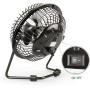 TIENDA EURASIA - Ventilador Usb de Sobremesa | Negro | Sistema Silencioso y Potente | 2,5 W | Inclinación 180 Grados |