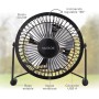TIENDA EURASIA - Ventilador Usb de Sobremesa | Negro | Sistema Silencioso y Potente | 2,5 W | Inclinación 180 Grados |