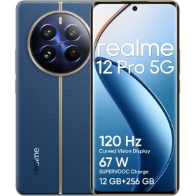 realme Teléfono Móvil 12 Pro 5G 12 + 256GB, Cámara para Retratos con teleobjetivo, Sony IMX882 con OIS, Pantalla de visión Curva