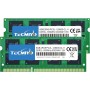 TECMIYO 16GB DDR3 (2x8GB) PC3L-12800S Sodimm 1600 DDR3 / DDR3L 1600MHz CL11 PC3-12800 RAM 1.35V/1.5V 204Pin Non-ECC Unbuffered