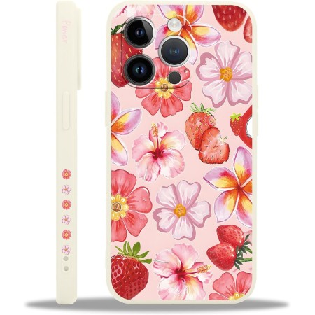 Yoedge Funda para iPhone 13 Verano, Fina Silicona Carcasa con Lindo Playa de Arena Summer Dibujos Cover para Mujer Niñas,