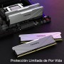 fanxiang Memoria RAM DDR4 16GB(2x8GB) 3200MT/s DDR4 16GB Blanco 288Pin / U-DIMM para Escritorio, Módulo de Memoria XMP 2.0