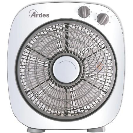 ARDES Ventilador Portátil Refrescante de Suelo o Mesa con 6 Aspas y 3 Niveles de Intensidad y Rotación 360 Grados Ventilador de