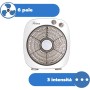ARDES Ventilador Portátil Refrescante de Suelo o Mesa con 6 Aspas y 3 Niveles de Intensidad y Rotación 360 Grados Ventilador de