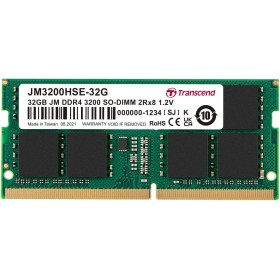 Transcend SO-DIMM Módulo de Memoria 32GB DDR4 3200MHz - JM3200HSE-32G