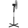 Tristar VE-5899 Ventilador de pie, 40 centímetros, 3 ajustes de velocidad, oscilante, ángulo ajustable 25°, altura ajustable