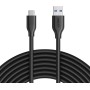 Anker Powerline Cable USB-C a USB 3.0 A [3m] - con Resistencia Pull-up de 56k Ohm - Cable USB Type-C Premium para Samsung Galaxy