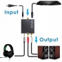 Beigemo 192kHz Convertidor Digital a Analógico, DAC Audio Óptico Coaxial Toslink a Analógico Estéreo L/R y Jack 3.5mm con Cable