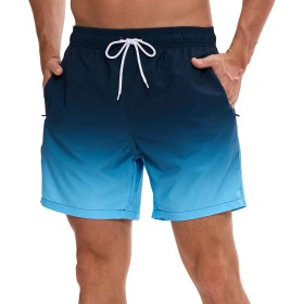 EDOTON Bañadores Hombre, Pantalones Cortos de Baño Ligeros de Secado Rápido para Hombre Pantalones Cortos de Baño para Hombre