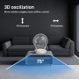 4UMOR Ventilador de Mesa Silencioso 20dB con 3D Oscilación Ventilador de Circulación de Aire para Dormitorios 25W Potente Viento