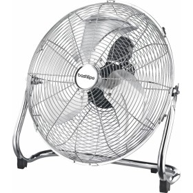 Bastilipo - Ventilador industrial de 45 cm, cabezal orientable, 120 W, 3 Velocidades, cromado, modelo Mediterráneo