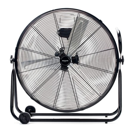 Bastilipo - Ventilador industrial de 45 cm, cabezal orientable, 120 W, 3 Velocidades, cromado, modelo Mediterráneo