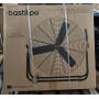 Bastilipo - Ventilador industrial de 45 cm, cabezal orientable, 120 W, 3 Velocidades, cromado, modelo Mediterráneo