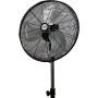 Bastilipo - Ventilador industrial de 45 cm, cabezal orientable, 120 W, 3 Velocidades, cromado, modelo Mediterráneo