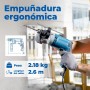 DongCheng - Taladro de percusión (710 W, 13 mm, taladro de percusión, 45,000 IPM, 3000 RPM con 15 coronas de perforación para