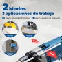 DongCheng - Taladro de percusión (710 W, 13 mm, taladro de percusión, 45,000 IPM, 3000 RPM con 15 coronas de perforación para