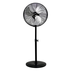 Bastilipo - Ventilador industrial de pie de 45 cm, 3 velocidades, cabezal oscilante, 90W, color Negro, modelo Tarifa