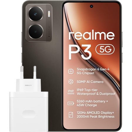 realme 12 4G Smartphone 8+128 GB, 67W SUPERVOOC, procesador Snapdragon 685, Pantalla AMOLED 120 Hz, cámara Retrato Sony LYT-600