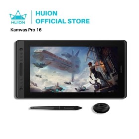 Huion-tableta gráfica Kamvas Pro 16 DE 15,6 pulgadas, Monitor con bolí