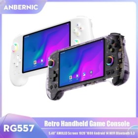 ANBERNIC RG557 reproductor de videojuegos portátil 5,48 "pantalla AMOL
