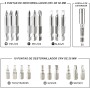 HYCHIKA Atornillador Eléctrico 6Nm, Destornillador Eléctrico (Máximo Par 6 N.m, 3.6V, 2.0Ah) LED Luz como Linterna, Cable USB,