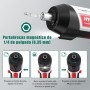 HYCHIKA Atornillador Eléctrico 6Nm, Destornillador Eléctrico (Máximo Par 6 N.m, 3.6V, 2.0Ah) LED Luz como Linterna, Cable USB,