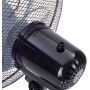 Jata JVVM3026 Ventilador de mesa con 3 velocidades. Oscilación automática y cabezal inclinable. 53 cm de altura. Rejilla de