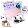 Phomemo M04S 110mm Mini Impresora térmica Portátil - Impresora térmica Bluetooth, admite Ancho de impresión de 53/80/110 mm,