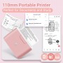 Phomemo M04S 110mm Mini Impresora térmica Portátil - Impresora térmica Bluetooth, admite Ancho de impresión de 53/80/110 mm,