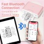 Phomemo M04S 110mm Mini Impresora térmica Portátil - Impresora térmica Bluetooth, admite Ancho de impresión de 53/80/110 mm,