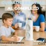 Ventilador Portatil Recargable, Ventilador con Hielo y Agua y Doble Cabezal 360°, Nebulizador Hielo 280 ml, Oscilante 90°/180°,
