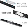 YiYunTE Sensor Bar para Wii Barra de Sensores con Cable para Juegos Barra Sensora de Movimiento Rayos Infrarrojos con Puerto USB