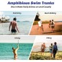 MaaMgic 7" Bañador Elastico Hombre de Natación Estiramiento de 4 vías Secado Rápido Interior de Malla Traje de Baño Deportivos