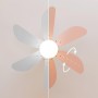 Cecotec Ventilador de techo EnergySilence 3600 Vision Sky. 50 W, Diámetro 92 cm, Lámpara, 3 Velocidades, 6 Aspas reversibles,