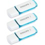 Philips Snow Edition, Memoria USB 2.0 (32 GB, 3 Unidades), Color Gris