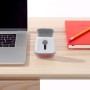 OXO Good Grips Cepillo Sweep & Swipe para limpiar el teclado del ordenador, color blanco