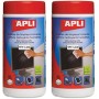 APLI 11302 - Paño de limpieza para electrónica (100 piezas)