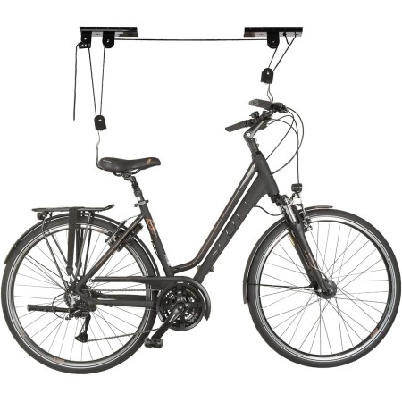 Elevador de Techo para Bicicleta, Canoa y Kayak para Levantar Pesas hasta 60 kg, Soporte con Gancho y polea