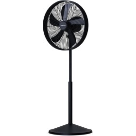 Mellerware - Ventilador de Pie Brizy Stand 50W | Diseño en Aluminio | 5 Aspas 40cm Metálicas | Oscilación | 3 Velocidades |