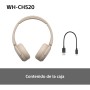Sony WH-CH520 - cuffie con microfono - on-ear