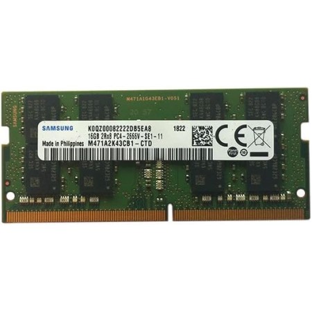 SAMSUNG 16GB DDR4 PC4-21300, 2666MHZ, 260 Pin SODIMM, 1.2V, CL 19 módulo de Memoria ram portátil