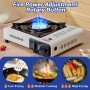 Dyaucwpo Cocina Portátil de Gas, Hornillo de Gas Individual, Hornillo de Camping 2800 W, Cocina Cartucho Portátil, Cartridge