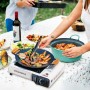 Dyaucwpo Cocina Portátil de Gas, Hornillo de Gas Individual, Hornillo de Camping 2800 W, Cocina Cartucho Portátil, Cartridge