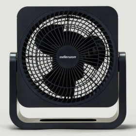 Mellerware - Ventilador de Sobremesa Silencioso Air Power 30 | 30W de Potencia | 3 Velocidades | 3 aspas metálicas | Caudal de