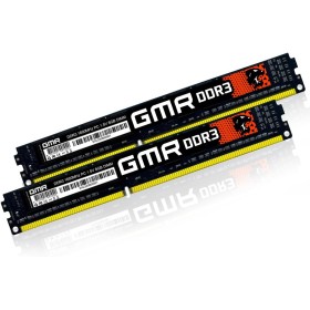 GMR Memoria RAM DDR3 de Alto Rendimiento de 16 GB (2 x 8 GB), ultrarápido de 1600 MHz, Gran compatibilidad con Todas Las Marcas,