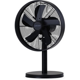 Mellerware Ventilador de Sobremesa Brizy Circle | 35W de Potencia | Oscilante | 3 Velocidades | 5 aspas metálicas 30 cm Diámetro